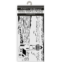 Stamperia - Thick Stencil - Silent Sea - Light House