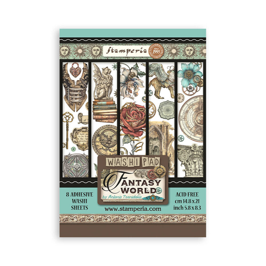 Stamperia - A5 - Fantasy World - Sir Vagabond - Washi Pad