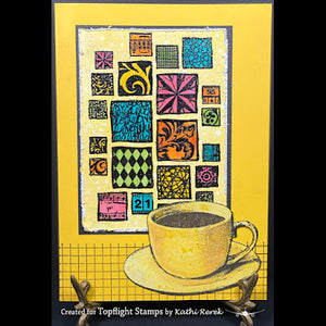 Darkroom Door - Rubber Stamp Set - Coffee Time